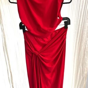 Two Pieces Set Red Pretty Little Ting Dress